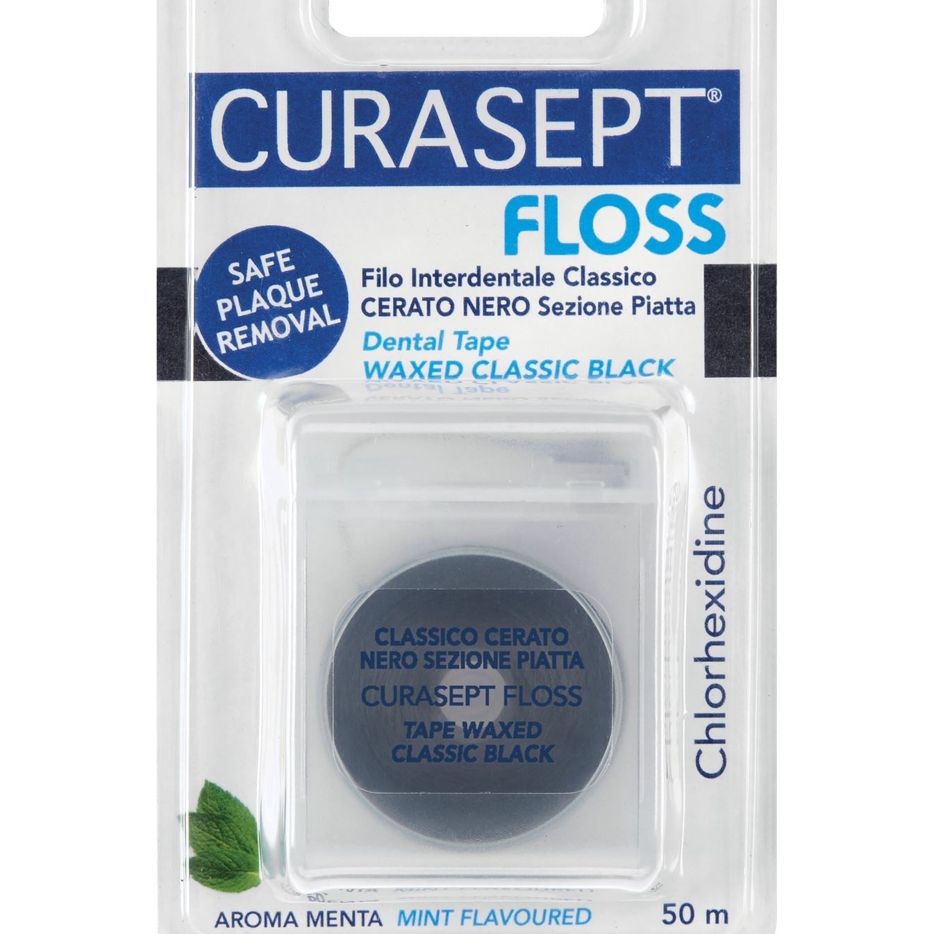 Curasept Waxed Black Floss