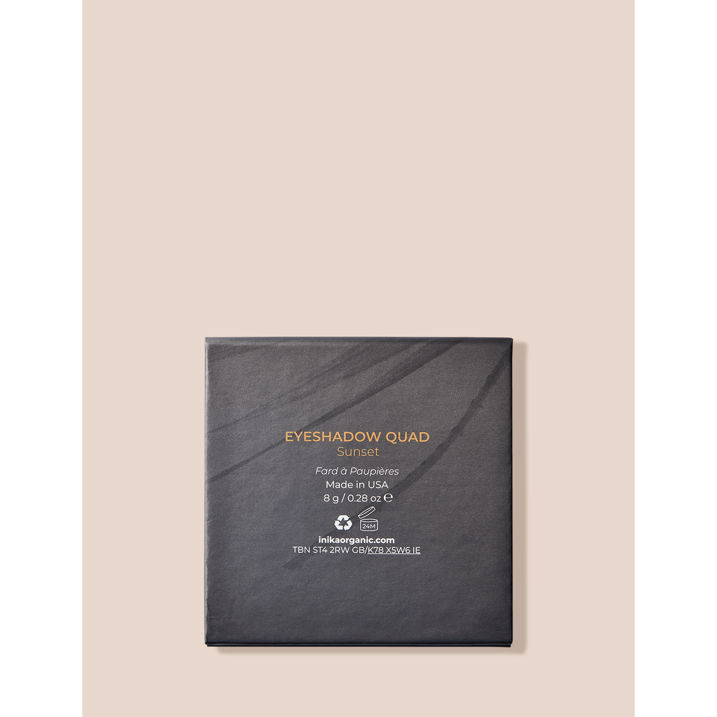 INIKA Organic Quad Eyeshadow Palette (Sunset)