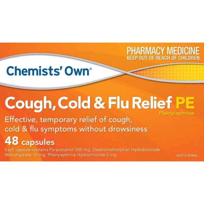 Chemists’ Own Cough, Cold & Flu Day & Night PE 48 Caps