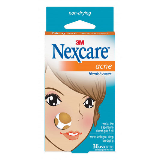 NEXCARE ACNE COVER ASSORTED 36 PACK - STELLAR PHARMACY