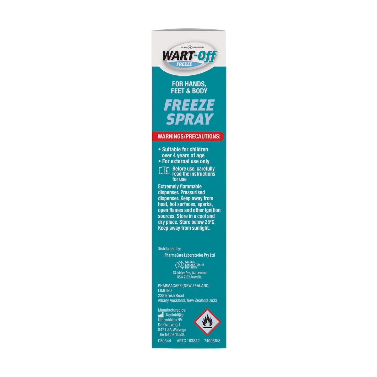 Wart Off Freeze Spray Wart Remover 38ml