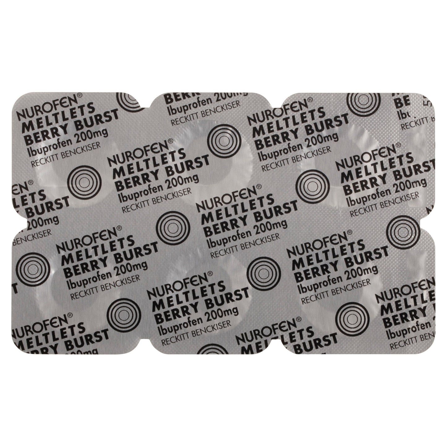 Nurofen Meltlets Pain Relief Berry Burst 96 Tablets