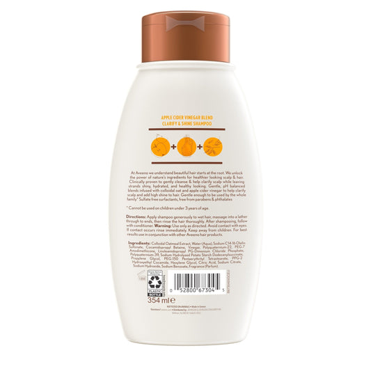 AVEENO Apple Cider Vinegar Shampoo 354 mL