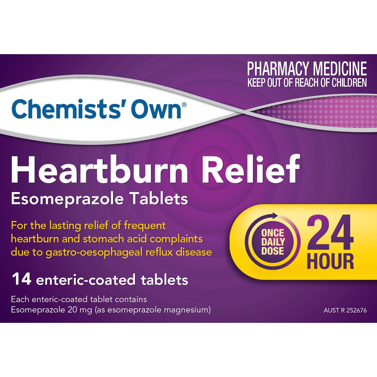 Chemists' Own Heartburn Relief Esomeprazole 20mg 14 Tabs
