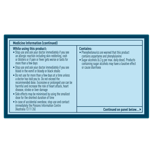 Advil Childrens 7-12 years 20 Chewable Tablets