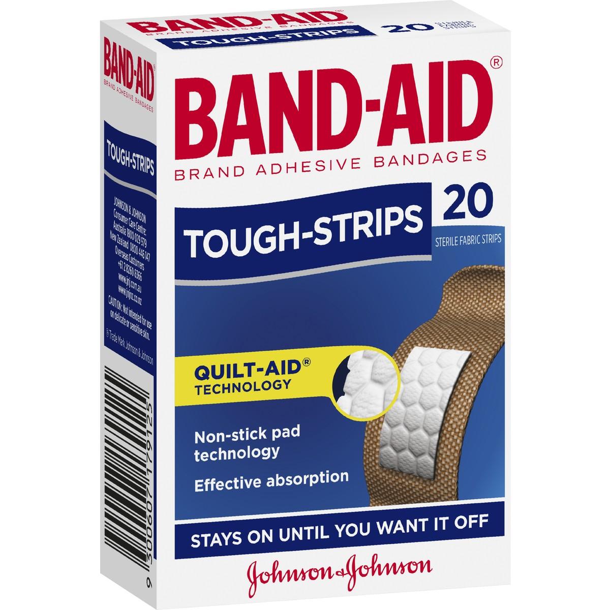 Band-Aid Brand Tough Strips 20 Pack