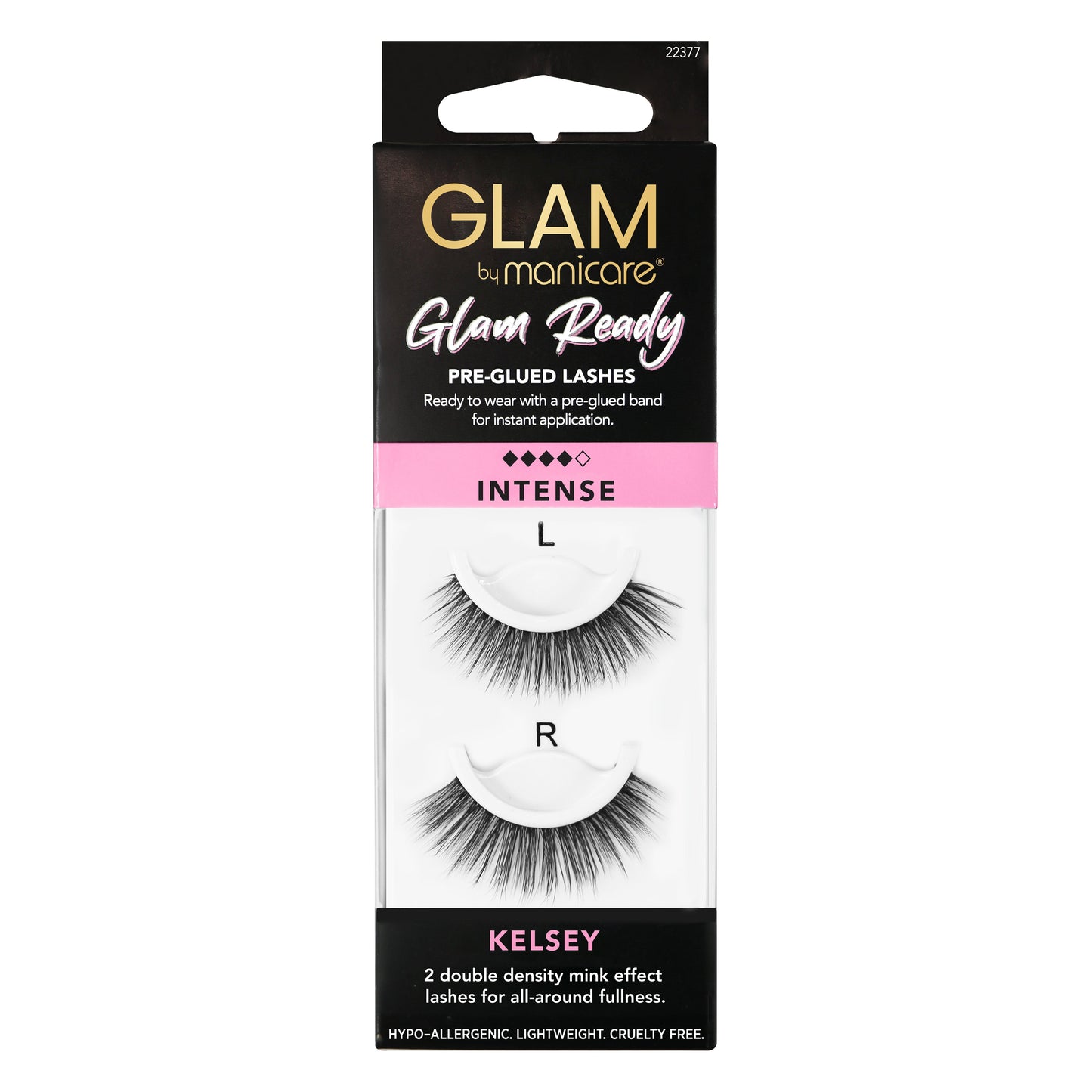 Glam by Manicare® Kelsey Glam Ready Pre-Glued Lashes