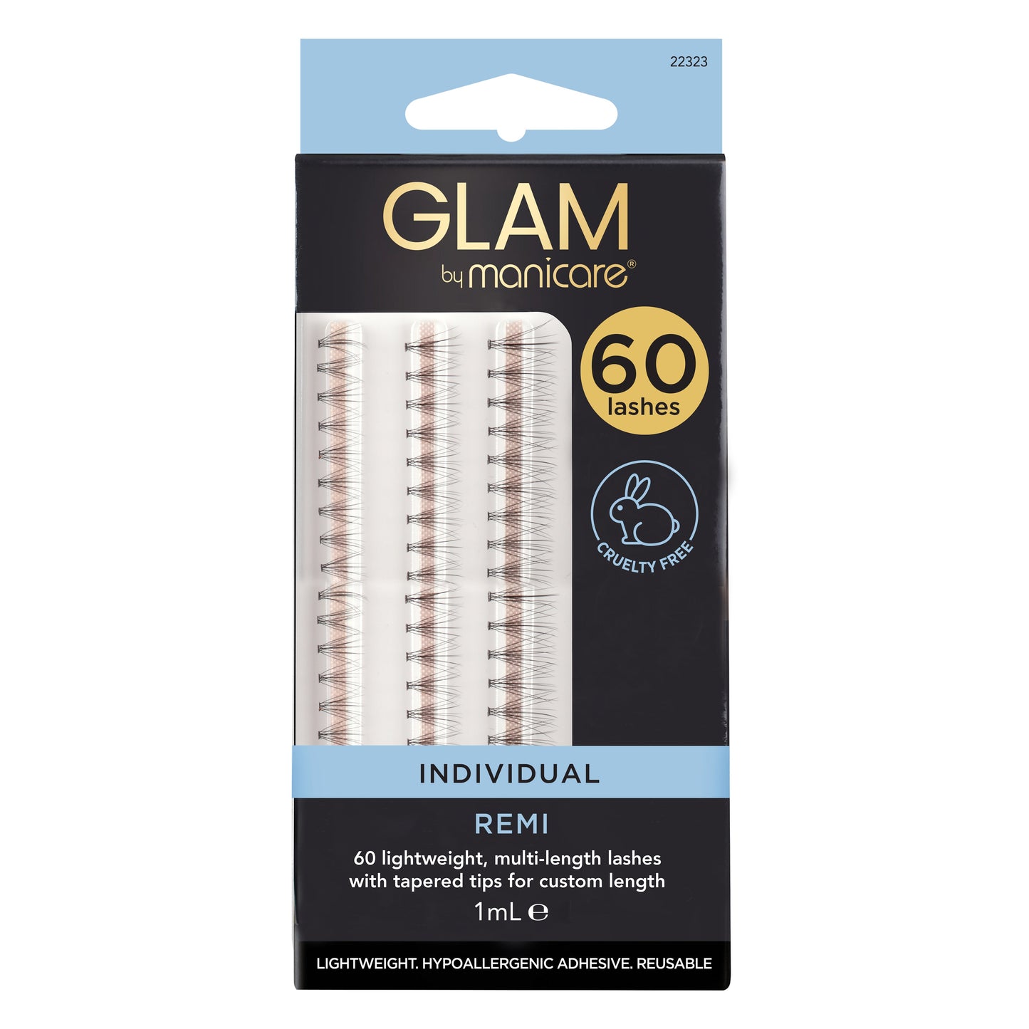Glam by Manicare Remi Individual Mink Effect Lashes
