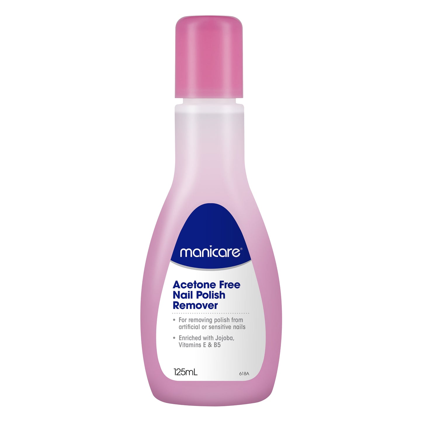 Manicare Acetone Free Nail Polish Remover 125mL