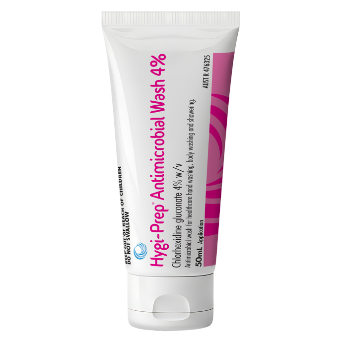 Hygi-prep Antimicrobial Wash 4% 50ml