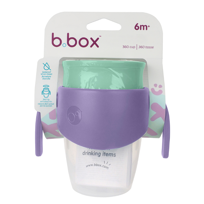 B.Box 360 Cup Lilac Pop 6m+ 1 Each