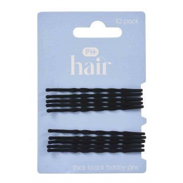 PHarmacy Health BOBBY PINS THICK BLACK 10PK