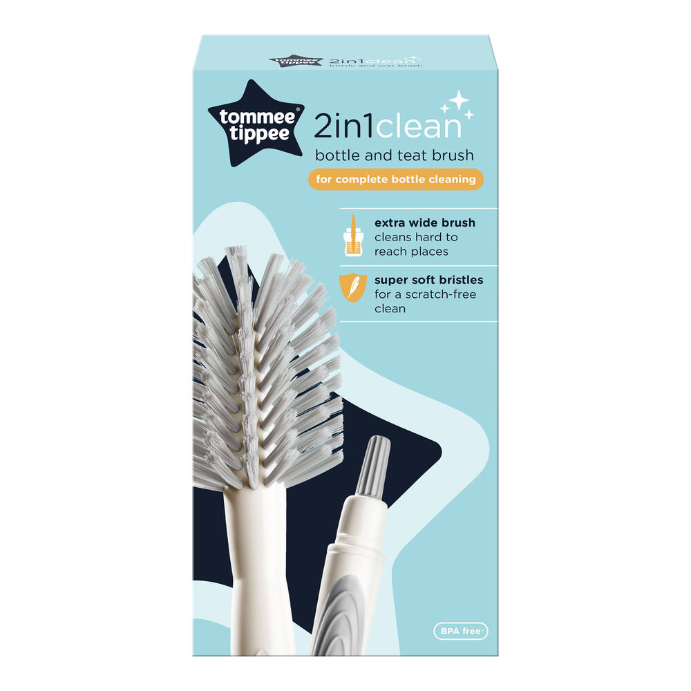 Tommee Tippee 2in1Clean Bottle and Teat Brush 1 Each