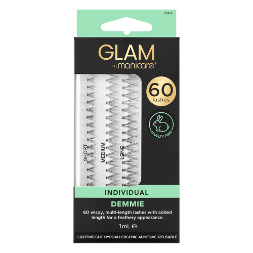 Glam by Manicare Individual Lashes Demmie 60 Pack