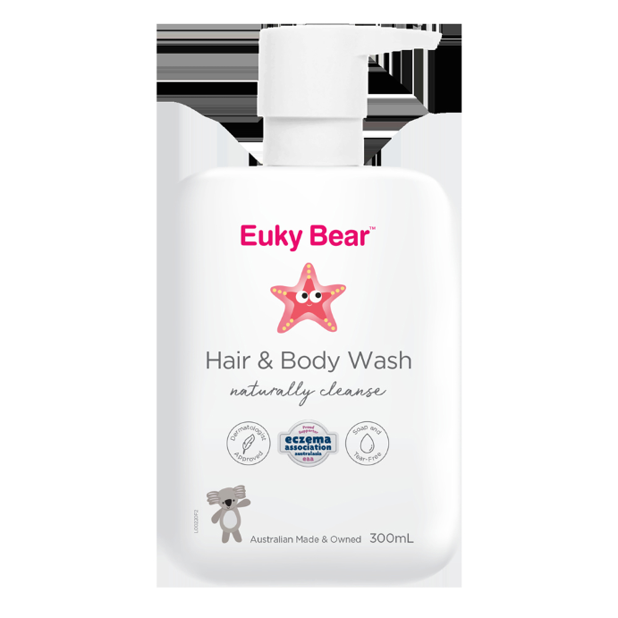 Euky Bear Hair & Body Wash 300mL