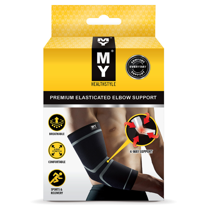 MY Premium Elasticated Elbow Support Medium