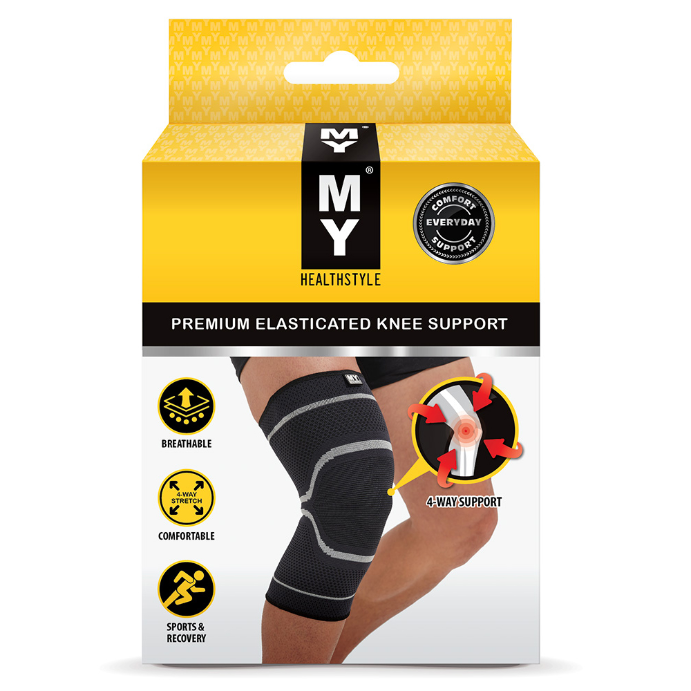 MY Premium Elasticated Knee Support Large