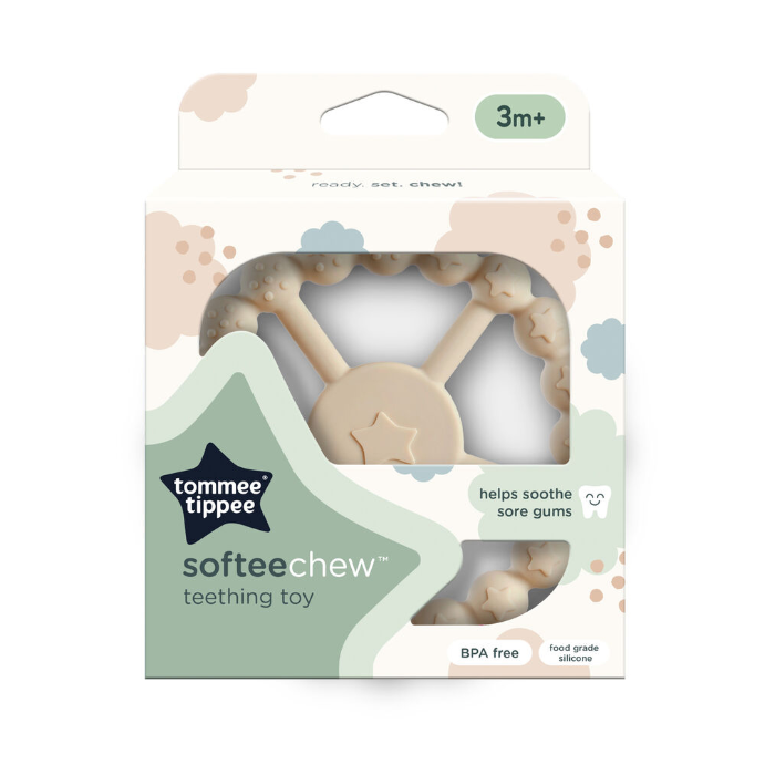 Tommee Tippee SofteeChew Teething Toy 3m+ Multi 1 Each
