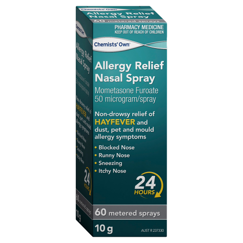 Chemists' Own Allergy Relief Nasal Spray 50mcg 60 Sprays
