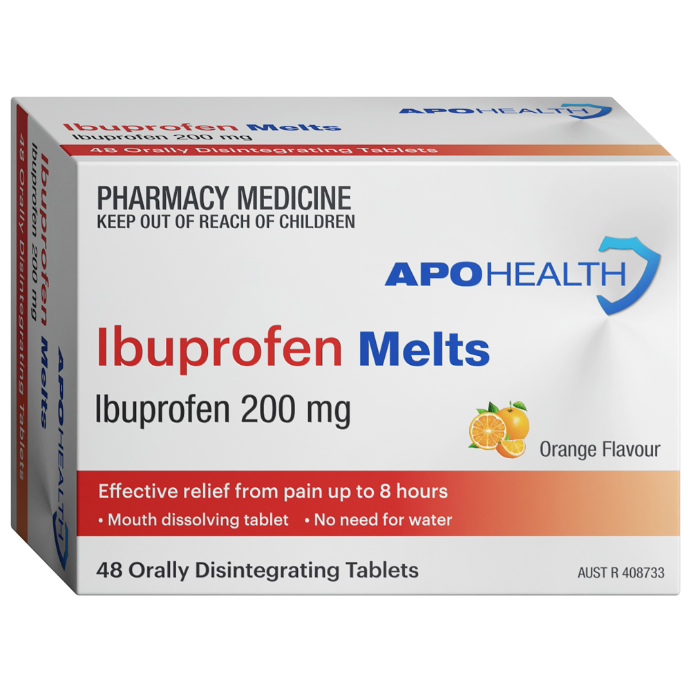 APO HEALTH Ibuprofen Melts 48 Tablets