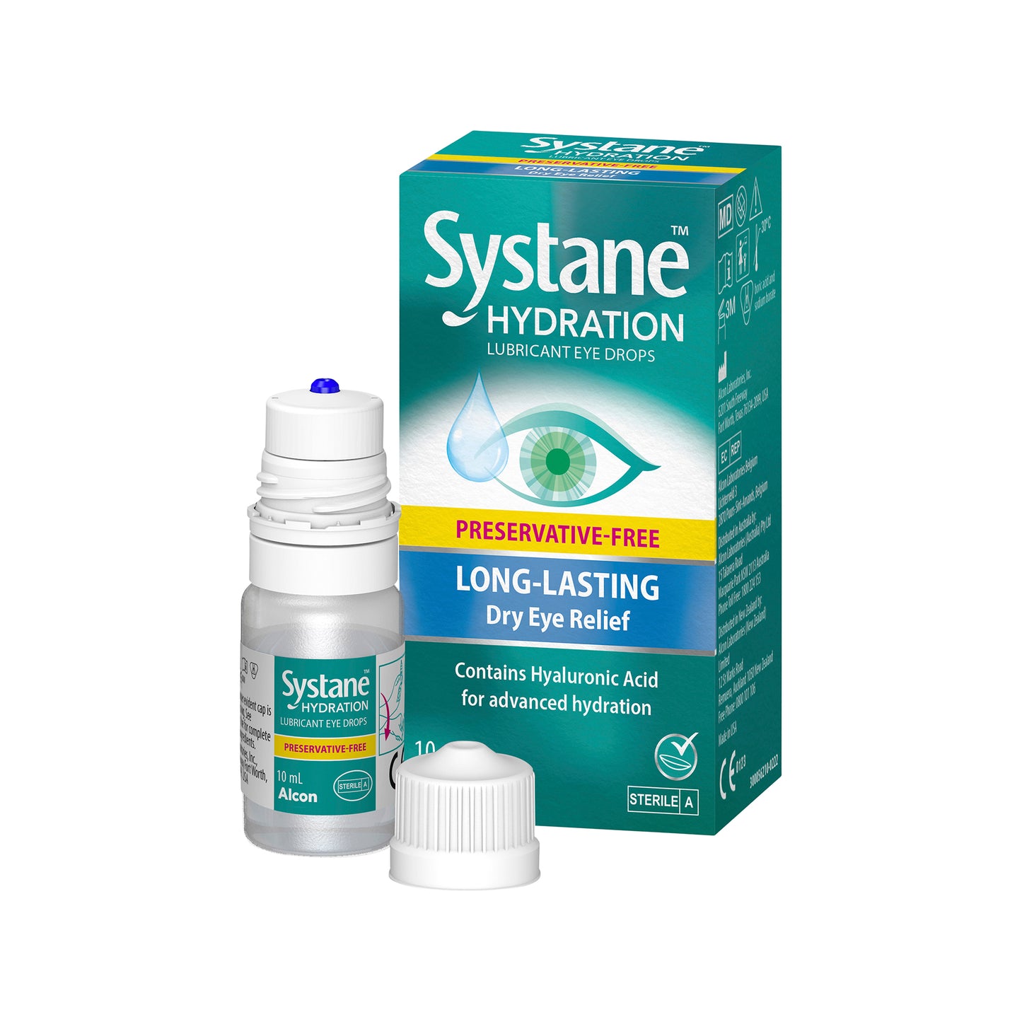 Systane Hydration Multi Dose Preservative Free Lubricant Eye Drops 10ml