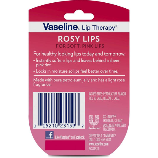 Vaseline Lip Care Tub Rosy 7g