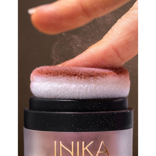 INIKA Organic Mineral Blush Puff Pot (Rosy Glow)