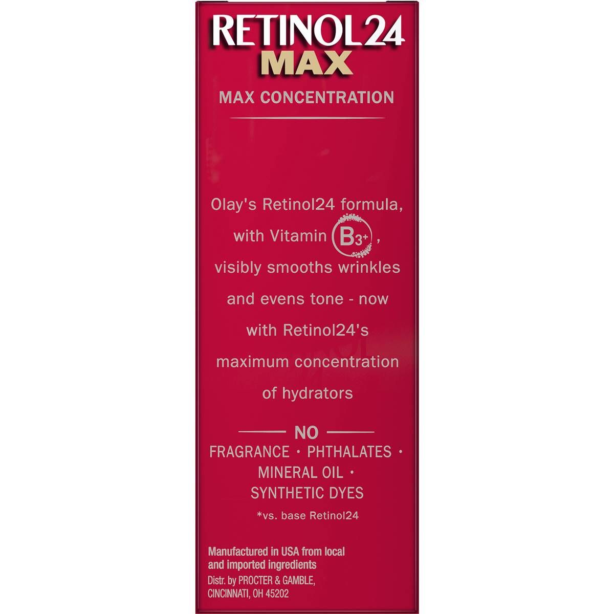 Olay Regenerist Retinol 24 Night Serum Fragrance Free 40ml