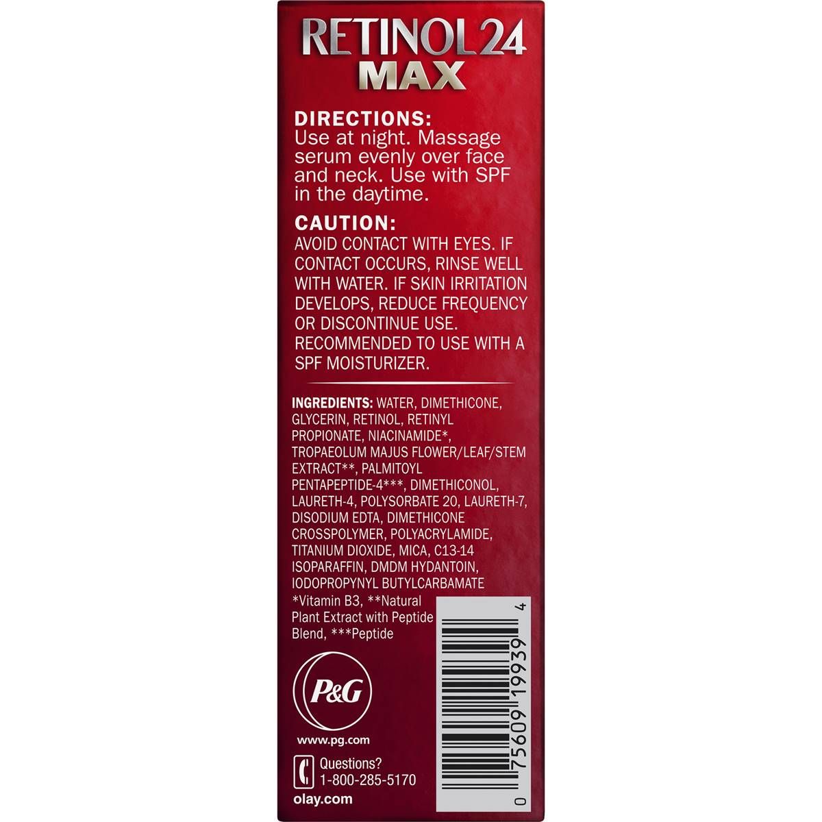 Olay Regenerist Retinol 24 Night Serum Fragrance Free 40ml