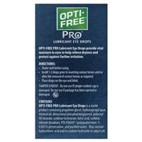 Opti Free Pro Lubricating Eye Drops 10ml