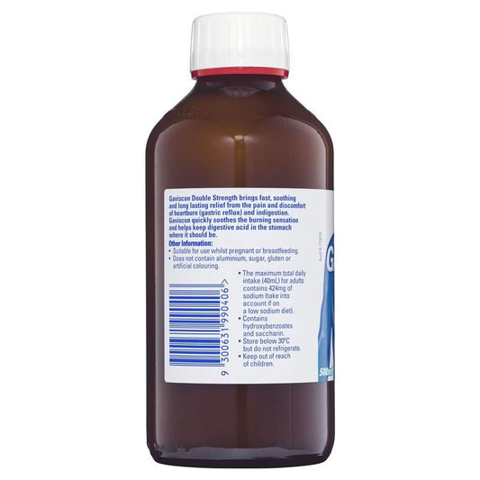 Gaviscon Double Strength Liquid 500ml