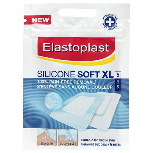 Elastoplast Silicone Soft Extra Large 5 Pack