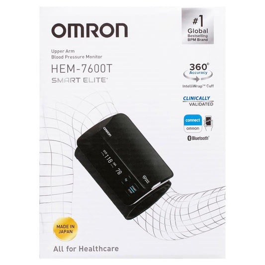 Omron Smart Elite HEM7600T Blood Pressure Monitor Bluetooth Tubeless