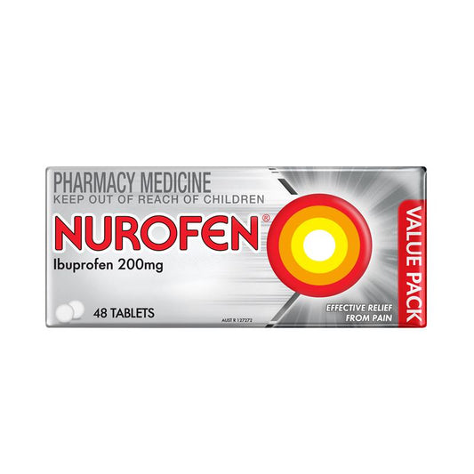 Nurofen Pain Relief Tablets 48 Pack Ibuprofen 200mg