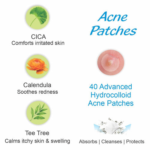 BODY ASSIST ACNE PATCHES ADVANCED HYDROCOLLOID 40 - STELLAR PHARMACY