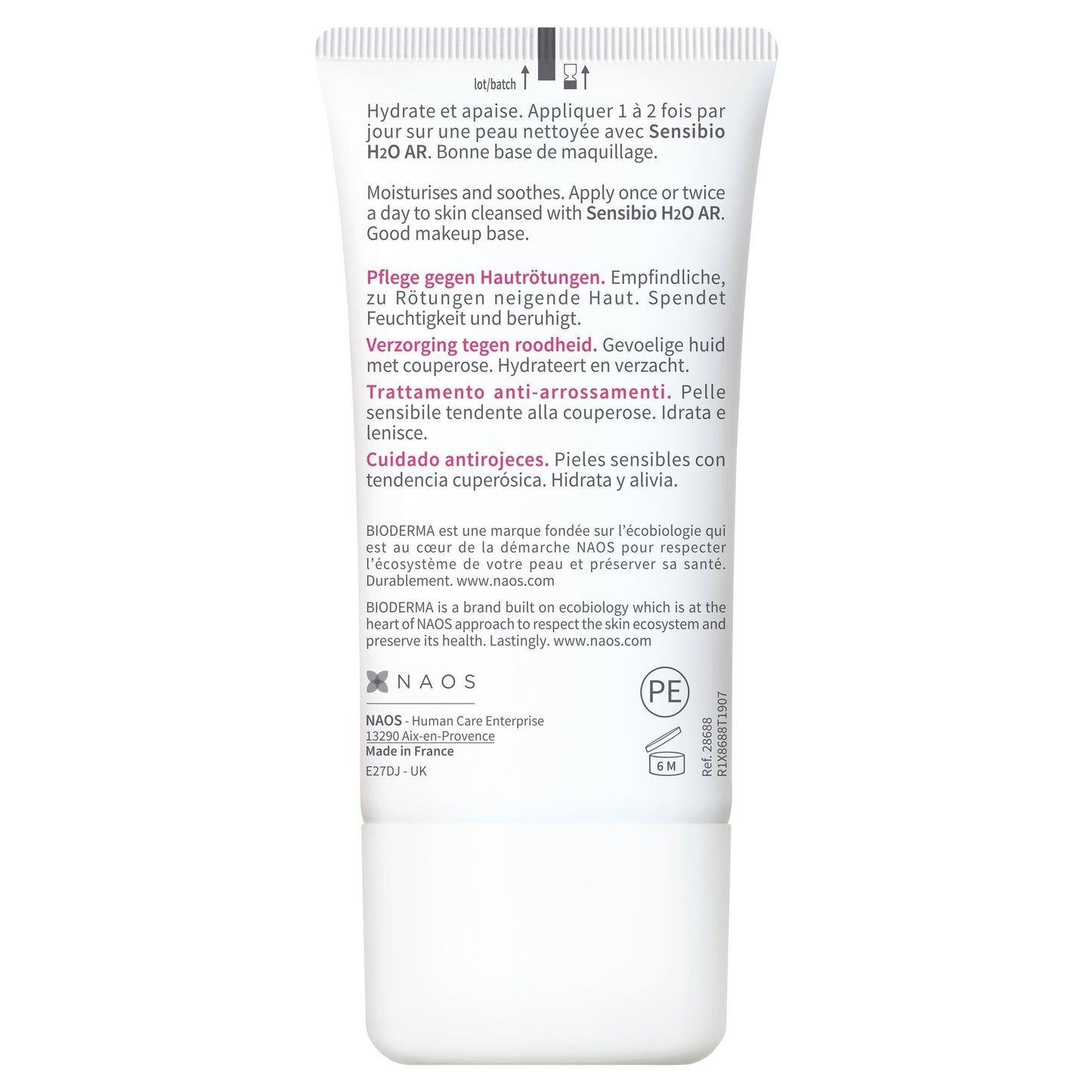 BIODERMA Sensibio Anti-Redness Moisturiser 40mL