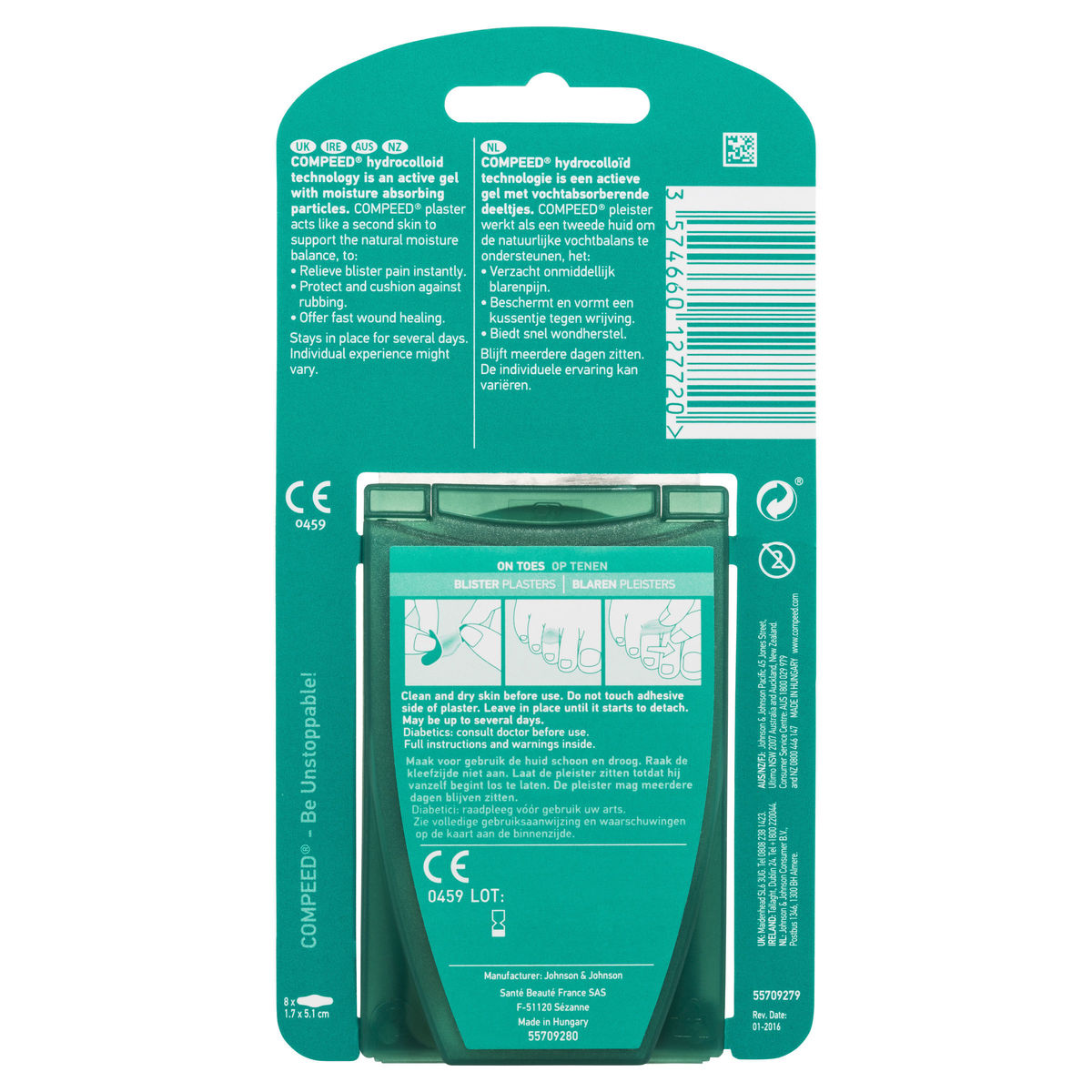 Compeed Blister Toes - 8 Plasters