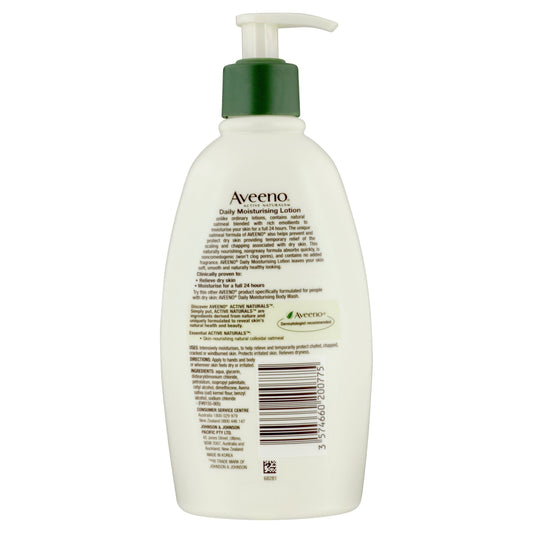 Aveeno Active Naturals Daily Moisturising Lotion Fragrance Free 354mL