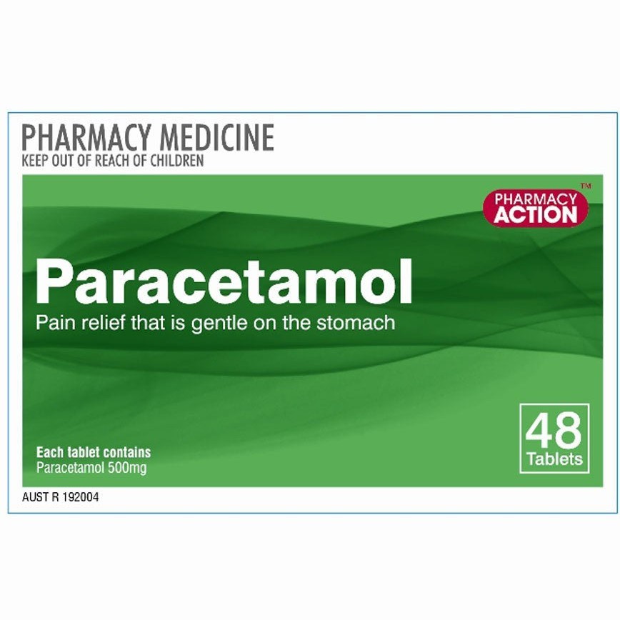 Pharmacy Action Paracetamol 48 Tabs (Generic for PANADOL)