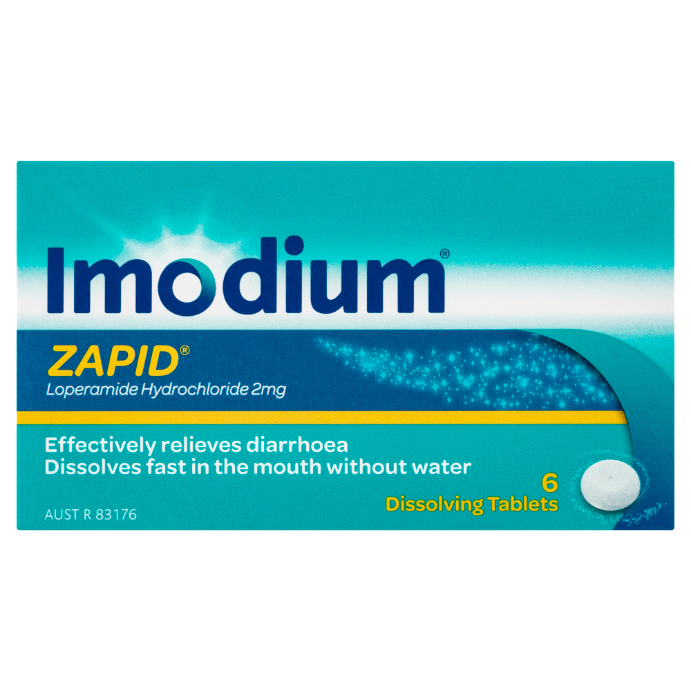 Imodium Zapid 6 Dissolving Tablets