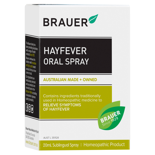 Brauer Hayfever Oral Spray 20mL – Natural Relief