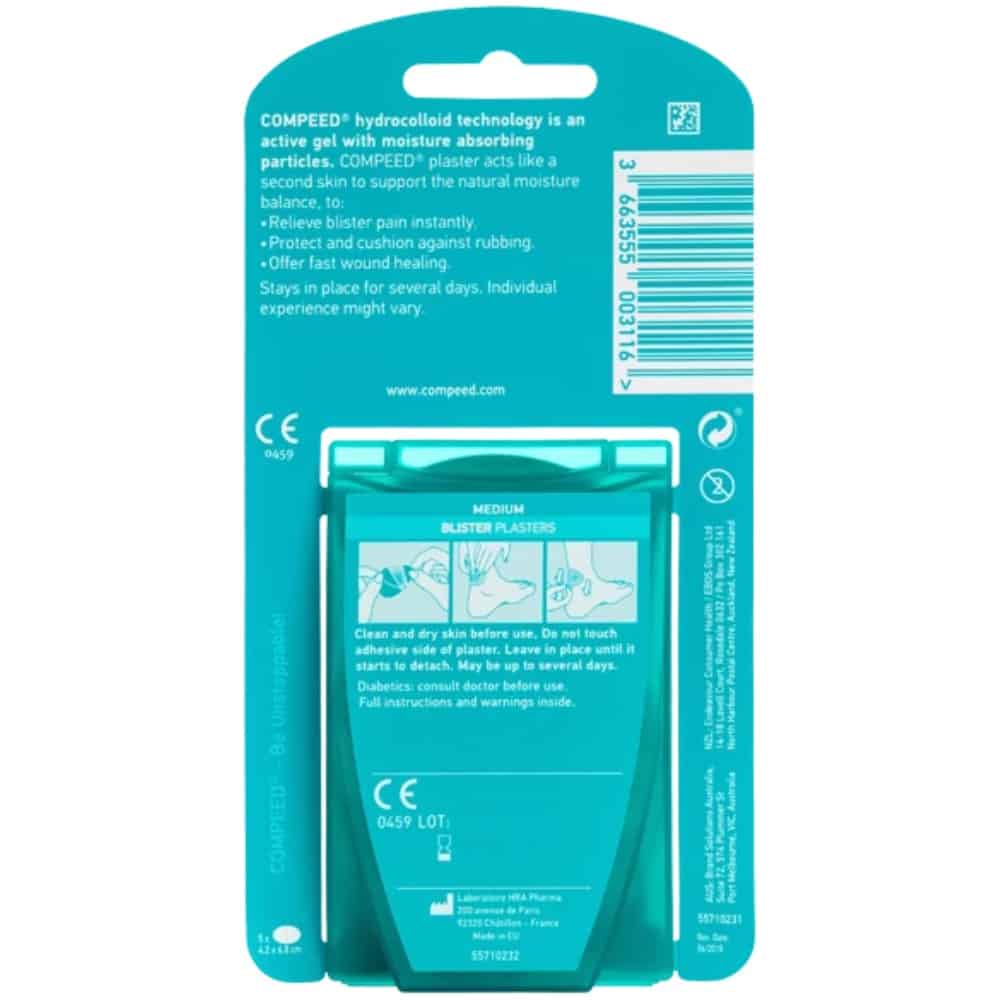 Compeed High Heel Blister MED Plasters 5PK