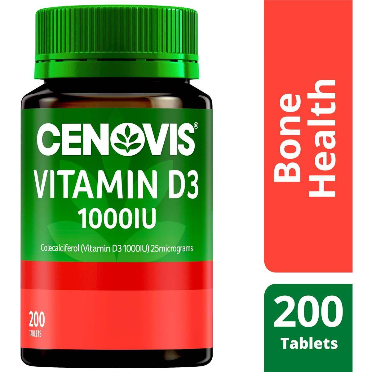 Cenovis Vitamin D3 1000iu 200 Tablets