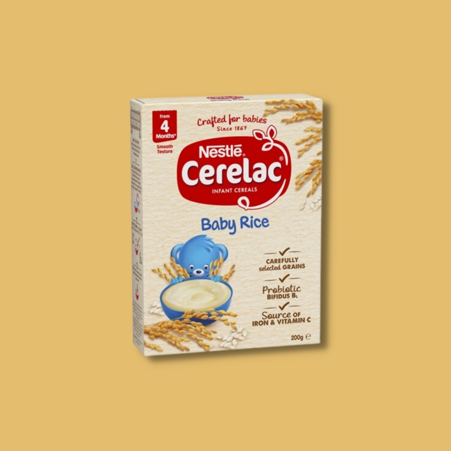 Nestlé CERELAC Baby Rice Infant Cereal From 4 Months (200g)