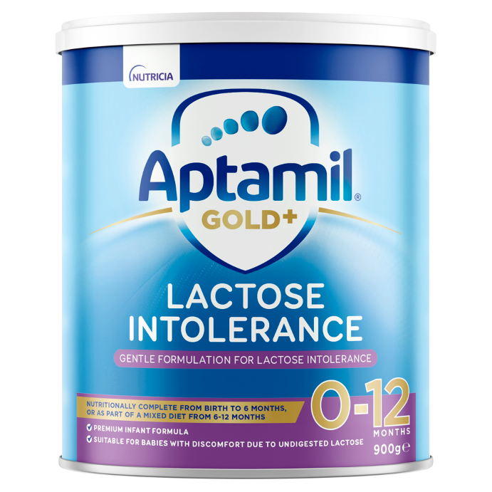 Aptamil Gold+ Lactose Intolerance Premium Infant Formula 0 - 12 Months 900g