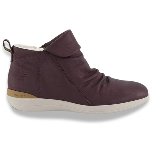 Elegant Comfort GLEE Dark Plum Shoes for Happy Feet