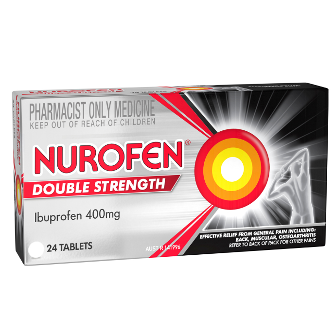 Nurofen Double Strength Ibuprofen 400mg 24 Tablets