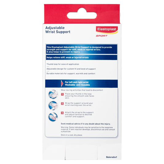 Elastoplast Sports Adjustable Wrist Support One Size