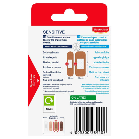 Elastoplast Sensitive Skin Tone Plasters 20PK Medium