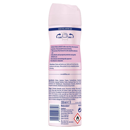 Nivea Deodorant Pearl Beauty Spray 150ml